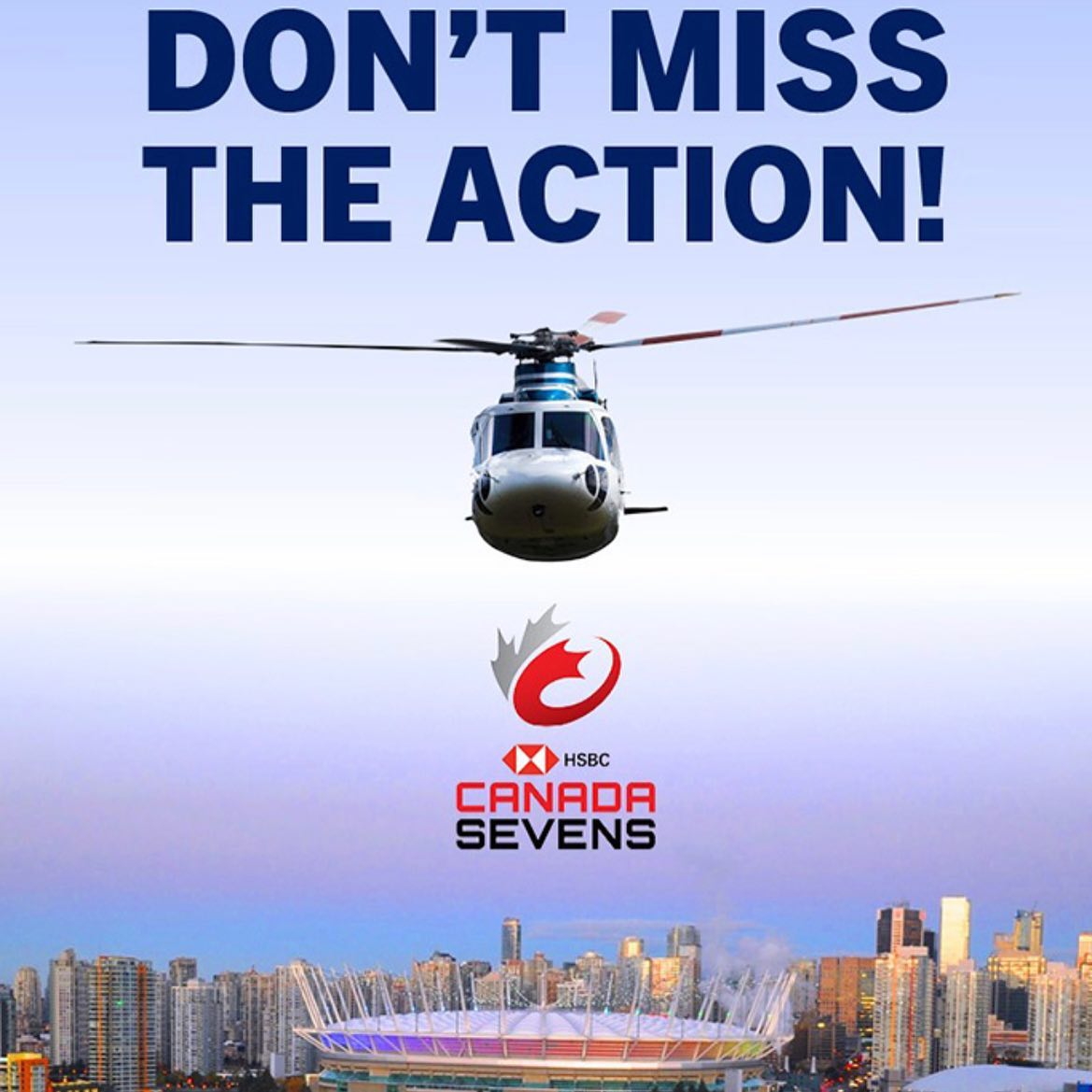 #Helijet is excited to join the fans and players at @BCPlace this weekend, as an Official Partner of @canadasevens! 

#c7s #canada7s #wefancy #canadasevens #hsbccanadasevens #rugby #worldrugby #sevens